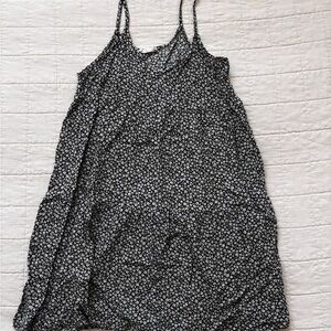 Carly Jean Los Angeles Black and White Floral Dress